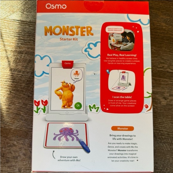 Osmo - Monster Starter Kit for iPad, Ages 4-9, 3 Educational Games - Picture 5 of 12